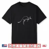 Abstract Kangaroo Art Geometric Wildlife Australia Design Shirt