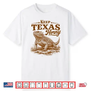 Horned Lizard Lover Reptile Mom Funny Keeps Texas A Horny Shirt