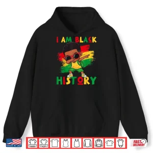 Hoodie I Am Black History Month Black Melanin Boy Kids Toddlers Shirt