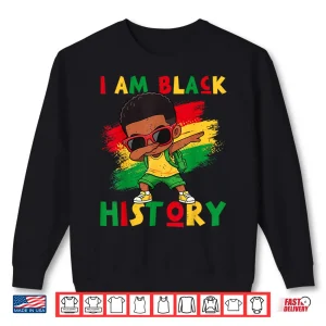 Sweatshirt I Am Black History Month Black Melanin Boy Kids Toddlers Shirt