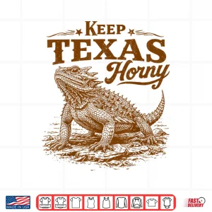 Design Horned Lizard Lover Reptile Mom Funny Keeps Texas A Horny Shirt
