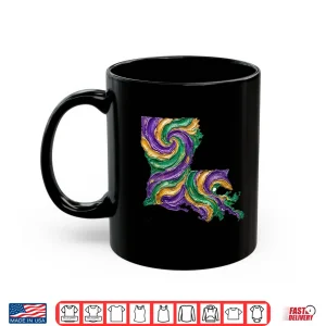 Mug Mardi Gras Louisiana State Shirt