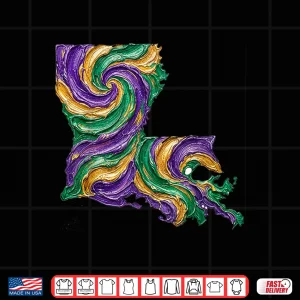 Design Mardi Gras Louisiana State Shirt