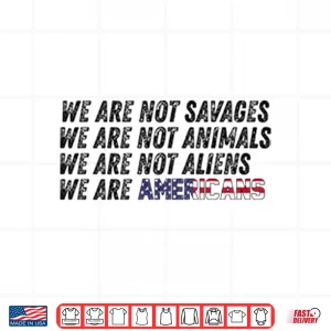 Design We Are Not Savages We Are Not Animals Bad Bunny Ice Out Shirt