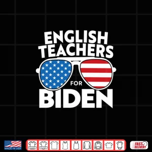 Design English Teachers For Biden Cool Uncle Joe Aviator Vote 2020 Long Sleeve Shirt