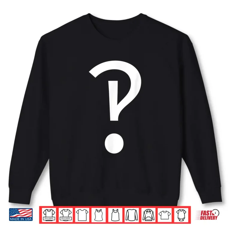 Sweatshirt Giant Interrobang Design For Teachers Grammar Enthusiasts Shirt