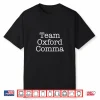 Team Oxford Comma For English Teachers Grammarian Shirt