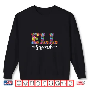 Sweatshirt Womens English Language Learner Ell Squad V Neck Shirt