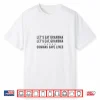 Womens Let’S Eat Grandma Commas Save Lives Funny Punctuation Saying V Neck Shirt