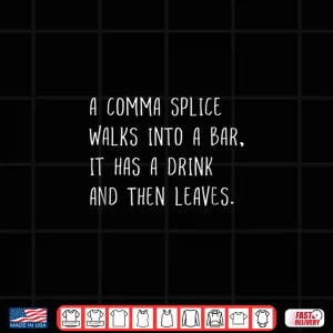 Design Comma Splice Shirt Punctuation Shirt For Women