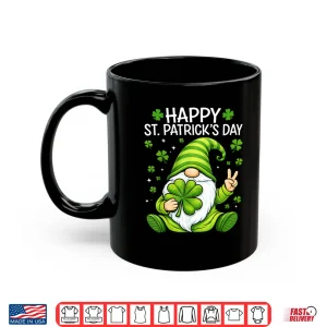 Mug Cute Gnome Lucky Shamrock Happy St PatrickS Day Women Girls Shirt