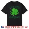 I Am The Redhead Clovers St Patricks Day For Women Girl Kids Shirt