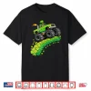 Kids Monster Truck Funny Shamrock St Patrick’S Day Boys Shirt