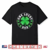 One Lucky Dad Funny St Patrick’S Day Shamrocks Shirt
