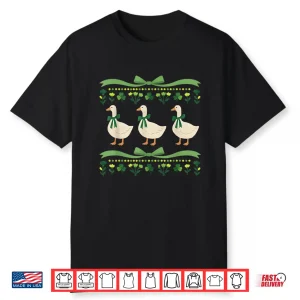 Para Saint Patricks Goose St Patrick’S Day Lucky St Coquette Shirt