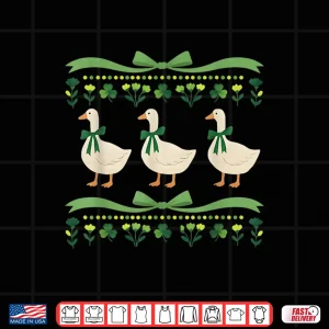 Design Para Saint Patricks Goose St PatrickS Day Lucky St Coquette Shirt