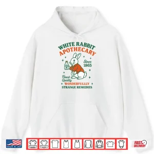 Hoodie Alice In Wonderland White Rabbit Apothecary Shirt