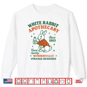 Sweatshirt Alice In Wonderland White Rabbit Apothecary Shirt