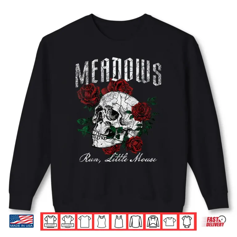 Sweatshirt Retro Meadows Run Little Mouse Funny Skeleton Rose Bookish Shirt