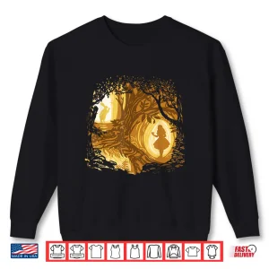 Sweatshirt Alice In Wonderland Silhouette Art Shirt