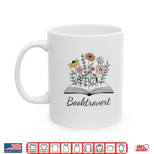 Mug Booktrovert Gift For Book Lovers Readers Librarians Bookworm Shirt