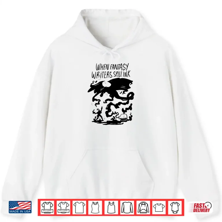 Hoodie Funny Fantasy Book Author Writer Shirt