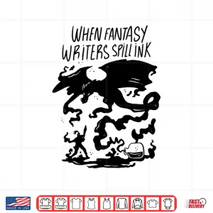 Design Funny Fantasy Book Author Writer Shirt