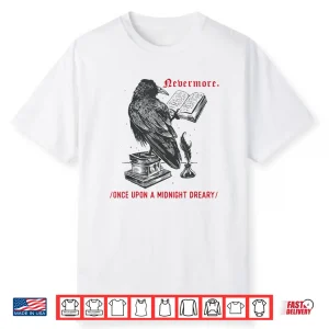 Raven Edgar Allen Poe Literature Shirt