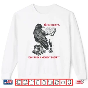 Sweatshirt Raven Edgar Allen Poe Literature Shirt