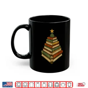 Mug Book Lover Christmas Graphic For Librarians Shirt