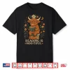 Cute Highland Cow Reading For Book Lover Teachers Librarians Shirt