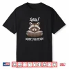 Funny Reading Raccoon Shirt