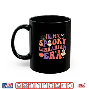 Mug In My Spooky Librarian Era Retro Ghost Halloween Teachers Shirt