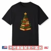 Christmas Book Tree Bookshelf Holiday For Readers Librarians Shirt