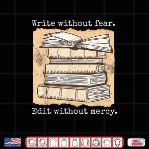 Design Author Writer Motivation Shirt