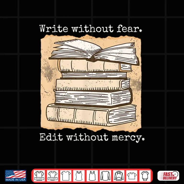 Design Author Writer Motivation Shirt