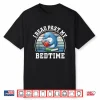 I Read Past My Bedtime Reading Dolphin Book Lover Shirt