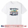 Librarians Gift Search Engines With A Heart Librarian Shirt