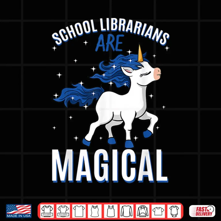 School Librarians Are Magical Unicorn Librarian Profession Shirt 3 Design School Librarians Are Magical Unicorn Librarian Profession Shirt
