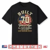 70 Year Old Man Patriotic Usa Flag Dad 70Th Birthday Men Shirt