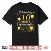 Celebrate 10 Years Of Marriage The 10Th Wedding Anniversary Shirt