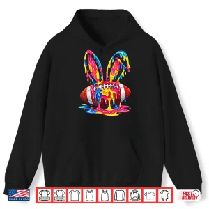 Hoodie Funny Easter Bunny Ice Cream Drip Gifts For Men Boys Kids Shirt