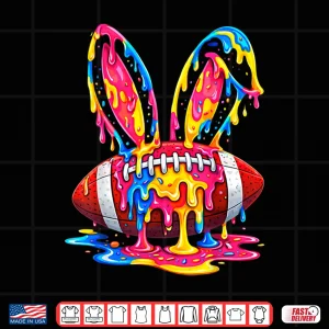 Design Funny Easter Bunny Ice Cream Drip Gifts For Men Boys Kids Shirt