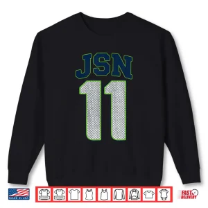 Sweatshirt Vintage Jsn 11 Sports Spirit Name Shirt