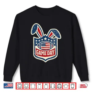 Sweatshirt Vintage Football Easter Game Day American Design Shirt