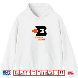 Hoodie Buffalo Braves Tee Retro Basketball Shirt