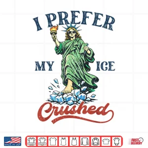 Design Funny Retro I Like My Ice Crushed Resist Ice Chinga La Migra Shirt