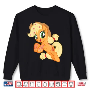 Sweatshirt My Little Pony Friendship Is Magic Applejack Jumping Prance Shirt