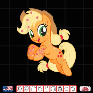 Design My Little Pony Friendship Is Magic Applejack Jumping Prance Shirt