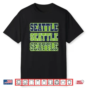 Seattle Classic Vintage Green Shirt